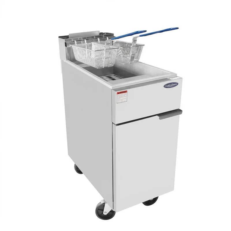 Deep Fryer 40 lb - Commercial Kitchen Equipment for Food Trucks