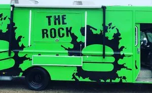 Food trailer at an outdoor event in Houston