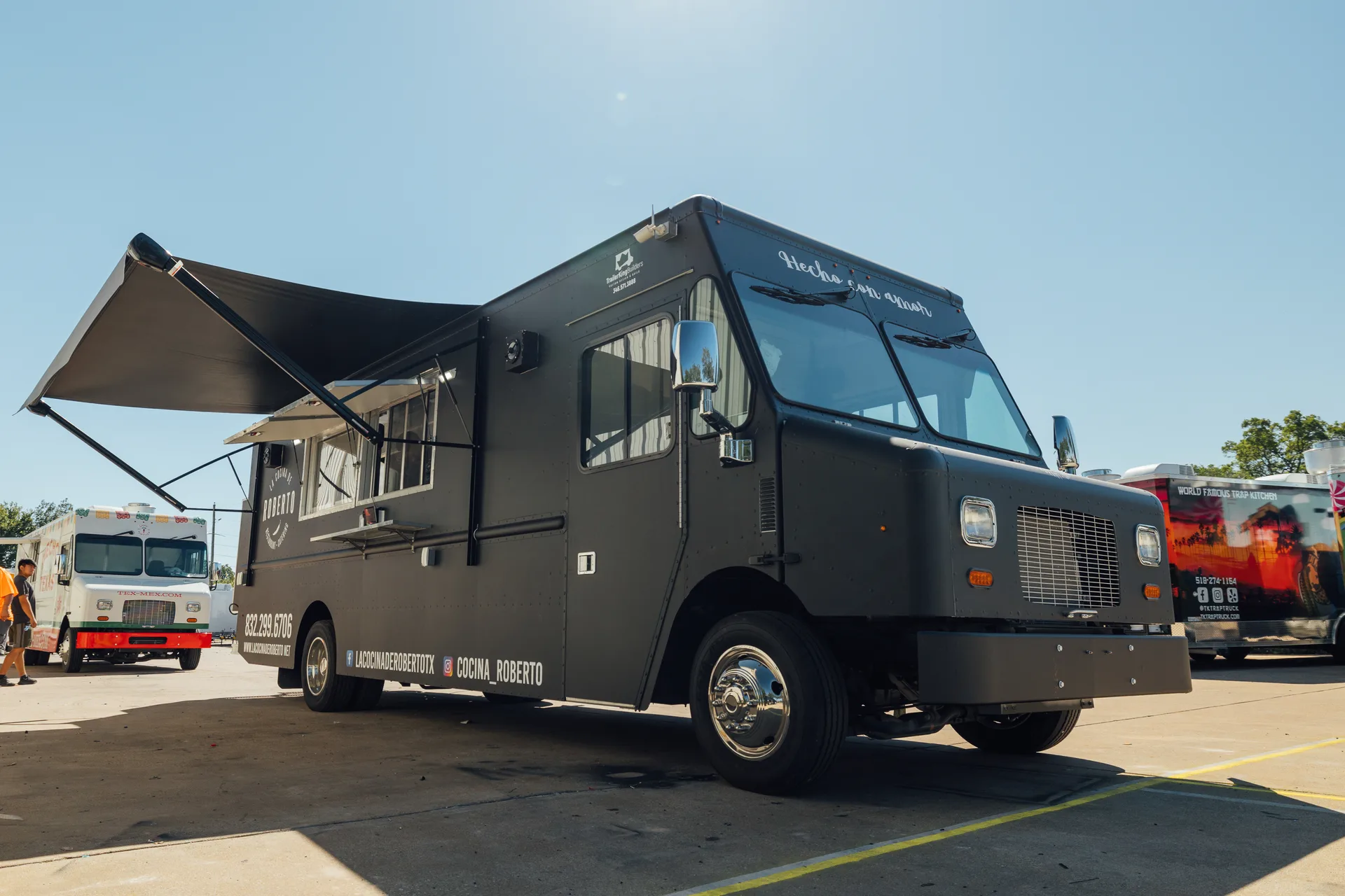Food truck built by Trailer King Builders