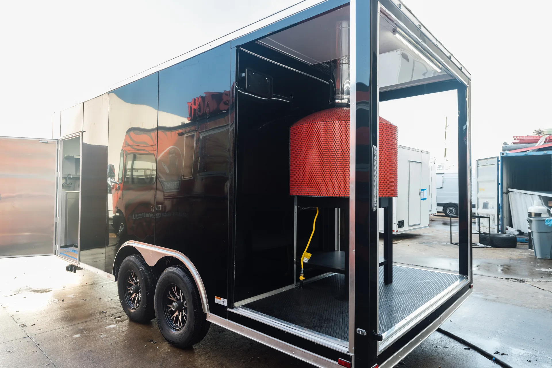 Pizza Trailer — Oven View