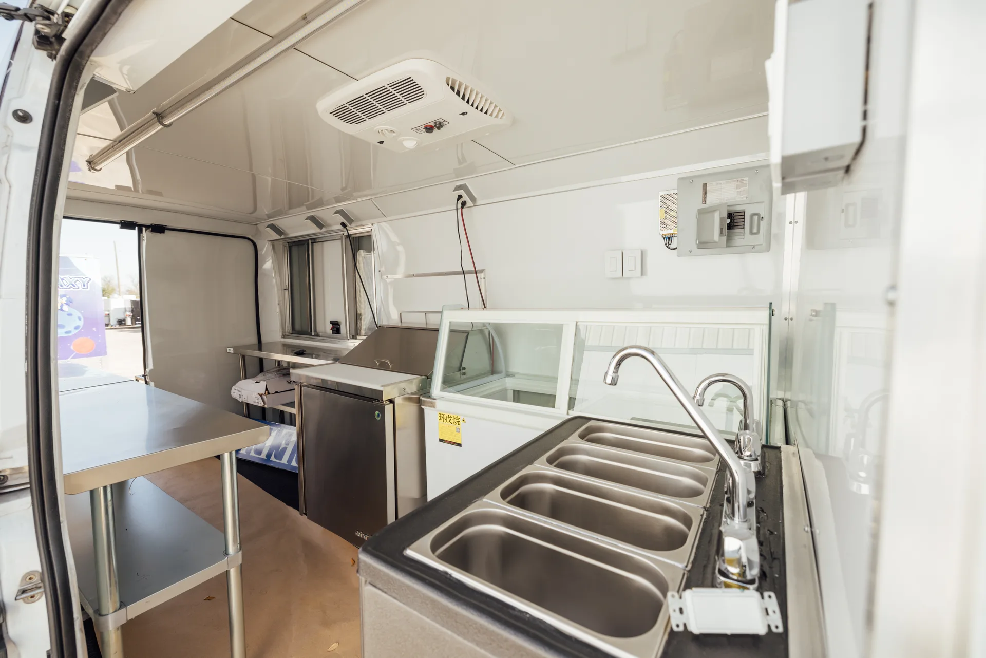 Van Interior — Sink Station